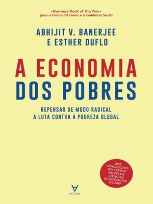 cover image of A Economia dos Pobres